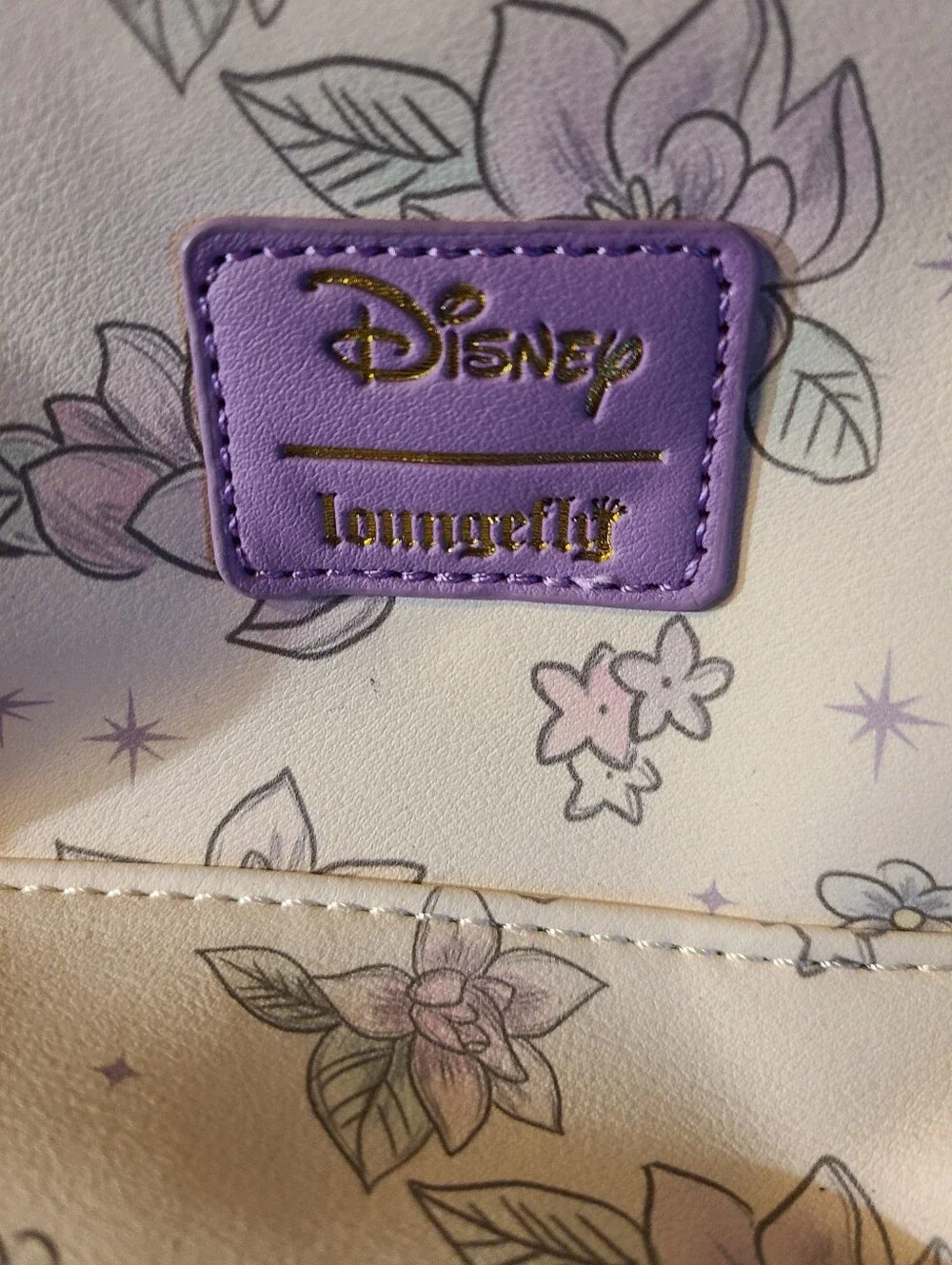Loungefly Pink Floral Princess Mini Backpack Disney